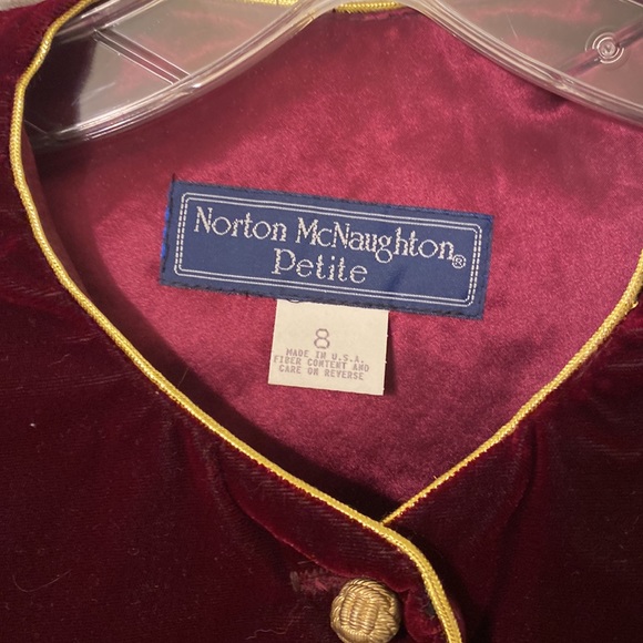 Maroon Jacket and Skirt Set - Picture 4 of 6